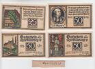 Quedlinburg 25 + 3x50 Pfennig Scheine Quedlinburg, 25 + 3x50 Pfennig Scheine, 1924 -