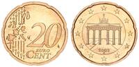 Deutschland / Bundesrepublik 20 Cent Probe/Fehlprägung Eisen,Messing plattiert 20 Cent Probe/Fehlprägung Eisen,Messing plattiert,stark magnetisch -
