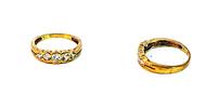 333 Gold Ring mit Zirkonen, Ringgröße 51 -