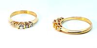 Gold 585 Ring mit Zirkon, 2,71g, Ringgröße 58 -