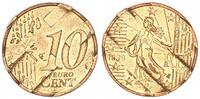 Frankreich 10 Cent 10 Cent Probe mit Riffelrand -