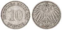 Deutschland / Kaiserreich 10 Pfennig Fehlprägung : Jahreszahl mit schiefer 1 in 1911 -