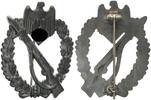 3. Reich Orden Infanterie Sturmabzeichen in Silber S.H.u.Co. seltener Hersteller -