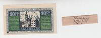 Deutschland Eisenberg 10 Pfennig Schein Deutschland Eisenberg, 10 Pfennig Schein -