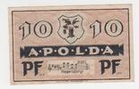 Deutschland Apolda 10 Pfennig Schein Deutschland Apolda, 10 Pfennig Schein, 1921 -
