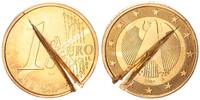 Deutschland BRD 1 Euro Probeprägung in Messing -