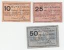 Deutschland / Limburg/Lahn 10,25,50 Pfennig Schein Deutschland / Limburg/Lahn, 10,25,50 Pfennig Schein, 1917 -