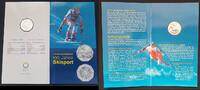 Österreich 5 Euro 100 Jahre Skisport -