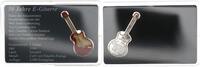 Somalia 1 Dollar Serie 50 Jahre E-Gitarre - emailliert -