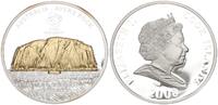 Cook Islands 10 Dollar Skulpturmünze - Ayers Rock -