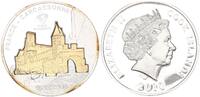 Cook Islands 10 Dollar Skulpturmünze - Carcassonne -