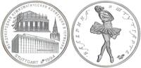 Russland Medaille 3 Rubel Medaille in 3 Rubel-Größe - Ballerina - Münzmesse Stuttgart - 1 Unze fein -