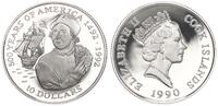Cook Islands 10 Dollar 500 Jahre Entdeckung Amerika -