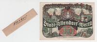 Deutschland / Allendorf 50 Pfennig-Schein Deutschland / Allendorf, 50 Pfennig-Schein, 1921 -