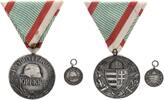 Österr.-Ungarn Orden PRO DEO ET PATRIA Weltkriegs-Erinnerungsmedaille mit Miniatur -
