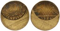 Weimar 50 Pfennig Fehlprägung: 40% dezentriert -