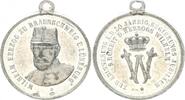 Braunschweig-Lüneburg Zinnmedaille Enthüllung Zinnmedaille Herzog Wilhelm 1831-1881 Auf das 50. jährige Regierungsjubiläum RRR -