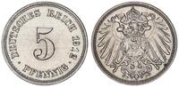 Deutsches Kaiserreich 5 Pfennig J.12 großer Adler -