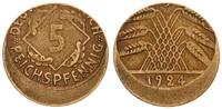 Deutschland / Weimar 5 Pfennig Fehlprägung 20% dezentriert -
