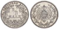 Deutsches Kaiserreich 1/2 Mark 1/2 Reichsmark Silber -
