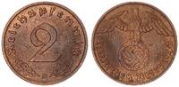 Deutschland / 3.Reich 2 Pfennig 1940 D AU,Kupferpatina