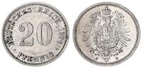 Kaiserreich 20 Pfennig Silber , J.5 -