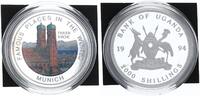 Uganda 2000 Shilling 2.000 Shillings Frauenkirche in München - koloriert -