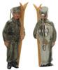 3. Reich Orden Soldaten der Wehrmacht, Porzellanabzeichen, Alpenjäger -