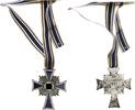 3. Reich Orden Mutterkreuz in Silber mit Band ** -