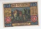 Deutschland / Bad Rehburg 25 Pfennig-Schein Deutschland / Bad Rehburg, 25 Pfennig-Schein, 1921 -