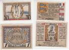 Deutschland / Dänemark / Augustenburg 50 Pfennig & 1 Mark-Schein Nordschleswig, Notgeld, -