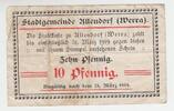 Deutschland / Allendorf 10 Pfennig-Schein Deutschland / Allendorf, 10 Pfennig-Schein, 1919 -