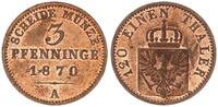 Altdeutschland / Preußen 3 Pfennig Prachtexemplar -