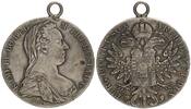 Österreich Patriotischer Anhänger Maria Theresientaler -
