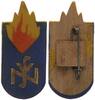 3. Reich Orden WHW Holzabzeichen, Opferflamme / NSV -