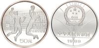 China 50 Yuan, 5 Unzen Silber Olympiade Seoul, Frauenvolleyball -