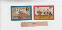 Deutschland / Weida 10 & 50 Pfennig-Schein Deutschland / Weida, 10 & 50 Pfennig-Schein -