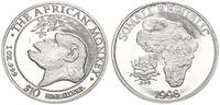 Somalia 10 $ African Monkey -