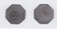 Deutschland, Halle, Saale 10 Pfennig Bruckd.-Nietl. Bergbauverein, Notgeld -