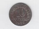 Deutschland 10 Pfg 10 Pfennig 1920 Kriegsnotgeld Herzogtum Braunschweig -