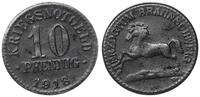 Deutschland 10 Pfg 10 Pfennig 1920 Kriegsnotgeld Herzogtum Braunschweig -