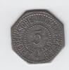 Halle, Saale, Provinz Sachsen 5 Pfennig A. Riebecksche Montanwerke, Notgeld -