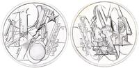 Deutschland 10 €-Probe BRD Probeprägung Deutsches Museum in Silber von Victor Huster -
