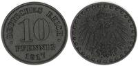 Kaiserreich 10 Pfennig Probe in Zink, J.298M -