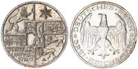 Deutschland - Weimarer Republik 3 Mark Uni Marburg J.330 -