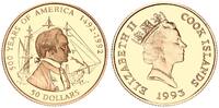 Cook Islands 50 Dollars 500 Jahre Amerika -