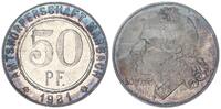 Weimar, Marbach 50 Pfennig Notgeldprobe , Silberabschlag / Schiller -