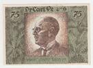 Kolonien Afrika 75 Pfennig, Deutsch- Hanseatischer Kolonialgedenkt Dr. Carl Peters 4.11.1921 75 Pf, Deutsch- Hanseat. Kolonialgedenktag -