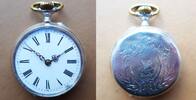 Schweiz, HERREN Taschenuhr authentische HERREN TASCHENUHR, Zylinderhemmung, gute Funktion, ca. 1900, -