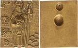 Deutschland Bronzeguss St. Ulrich St. Ulrich Bronzerelief / Bronzeplakette -